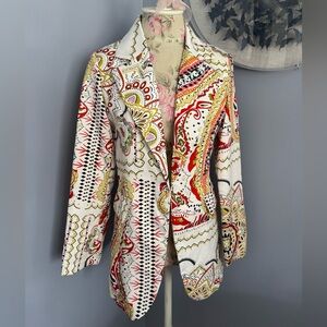 Vibrant Paisley Women's Blazer